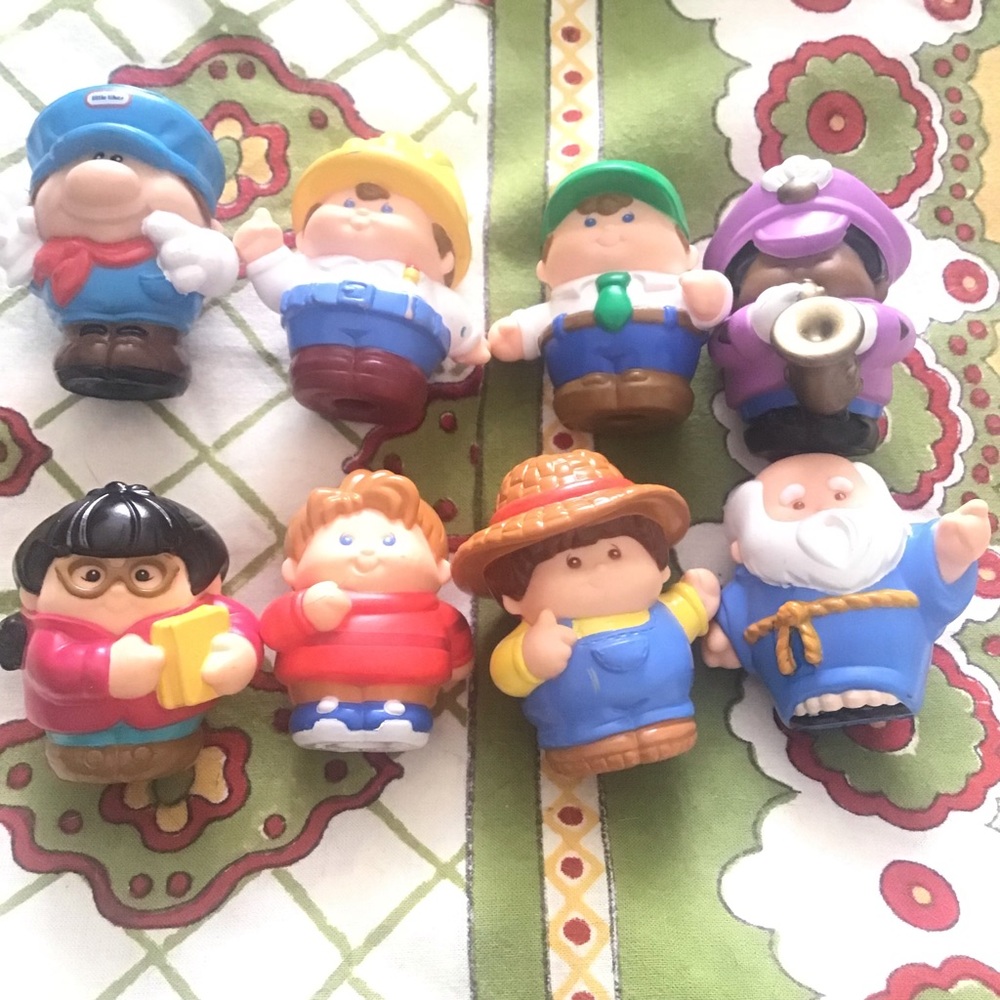 Little Tikes Toddle Tots lot of 8 figures